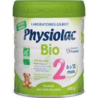 Physiolac Bio 2 Lait Pdre B/800g à CHASSE SUR RHONE