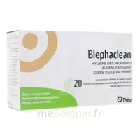 Blephaclean Compresses Stériles Nettoyantes Par 20 à CHASSE SUR RHONE
